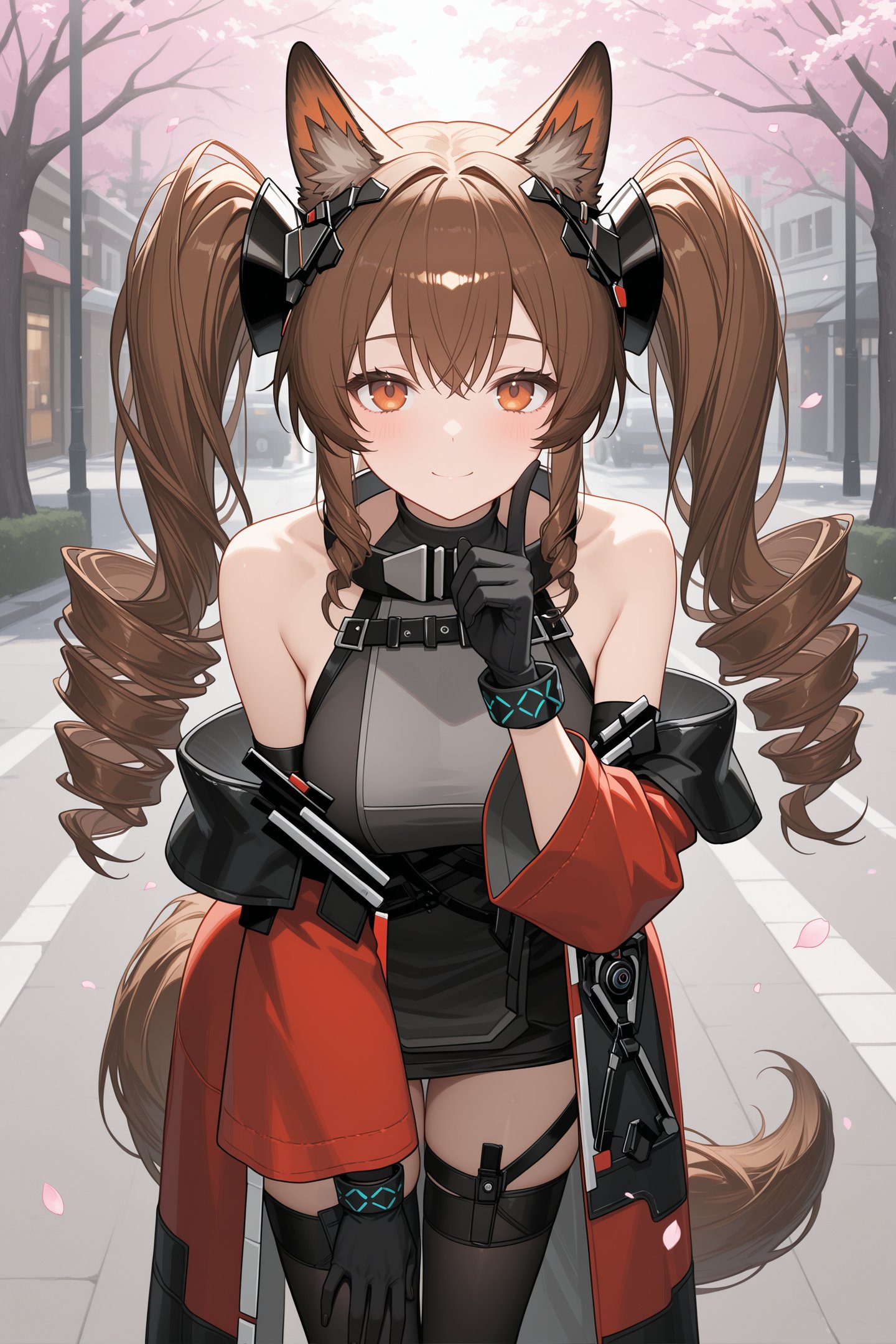 gilberta \(arknights\),  fox ears,  fox tail by reprinter on Tensor.Art