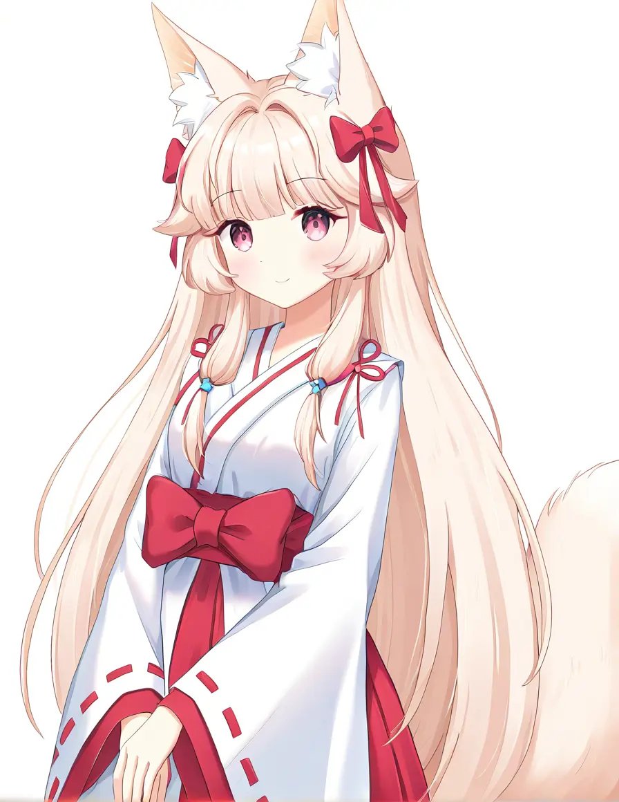 molifox,  1girl,  bow by reprinter on Tensor.Art