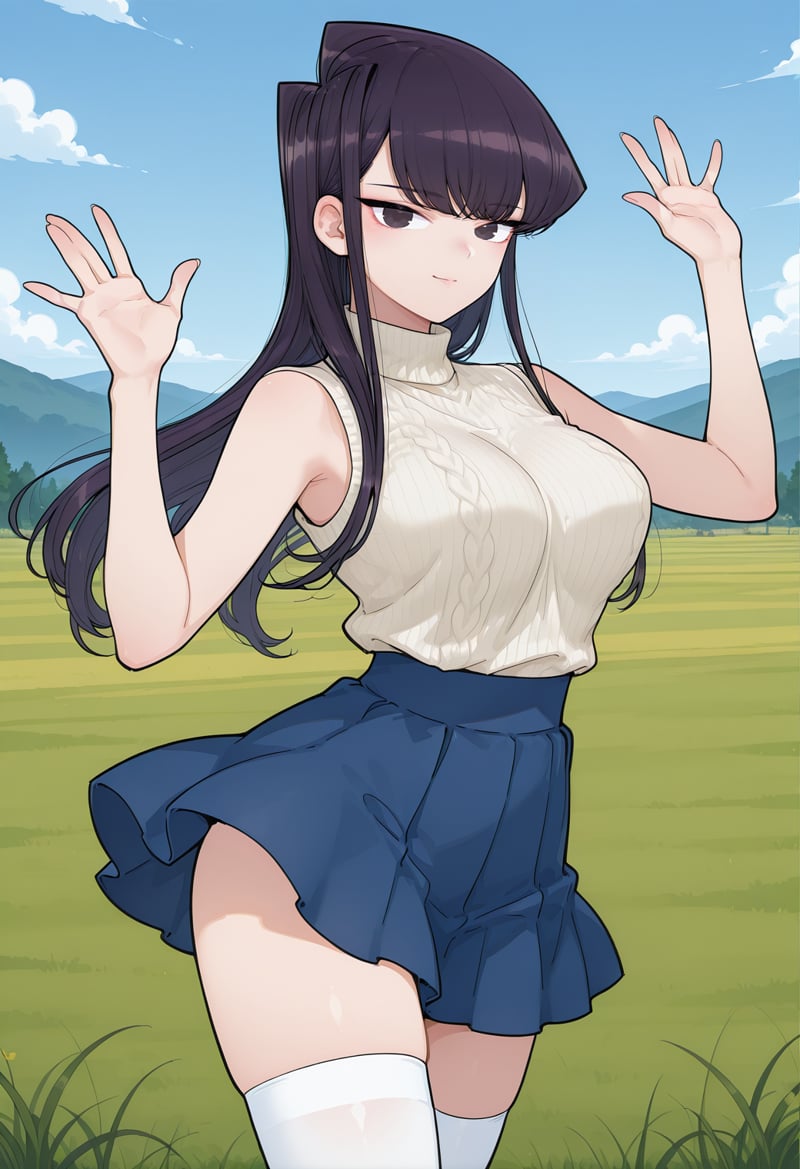 komi_shouko,  black eyes,  black hair by user_758259292217423395 on Tensor.Art