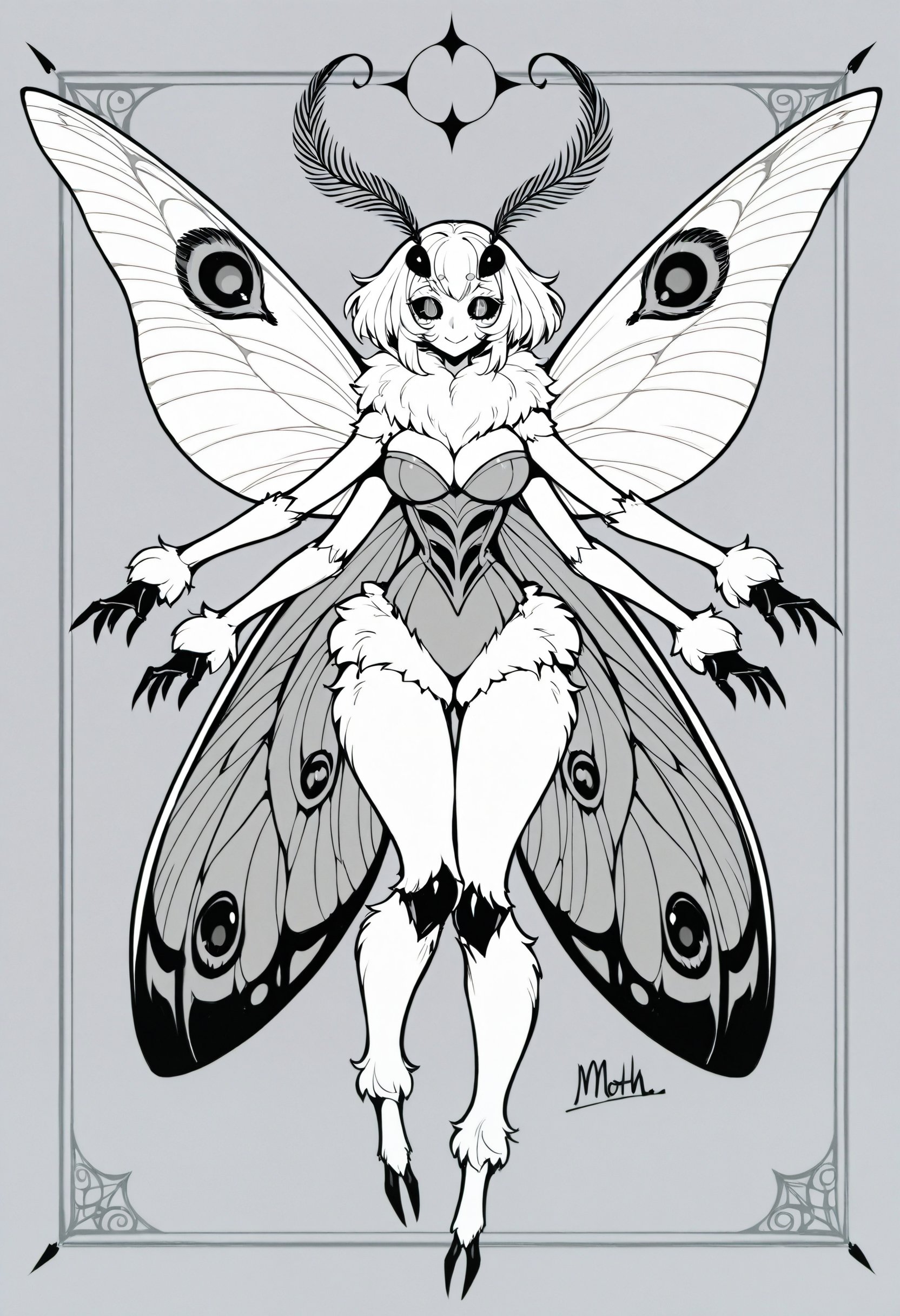 moth,  solo,  antennae by EroBytes on Tensor.Art