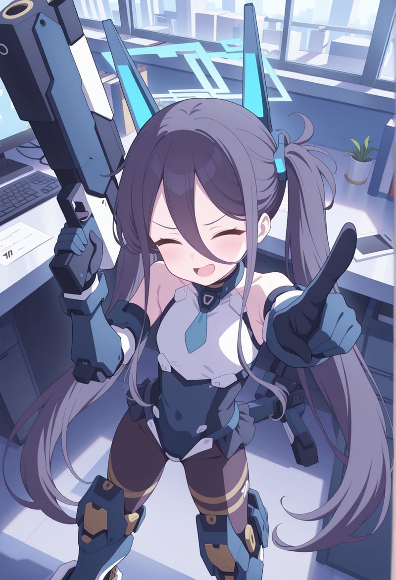1girl,  very long hair,  twintails by Ttan on Tensor.Art