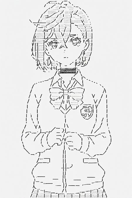 ayasemomo,  hair between eyes,  crossed bangs by user_680967095118289292 on Tensor.Art