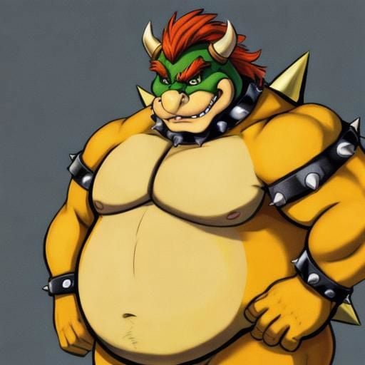 Bowser,  Fat,  SuitRed on Tensor.Art