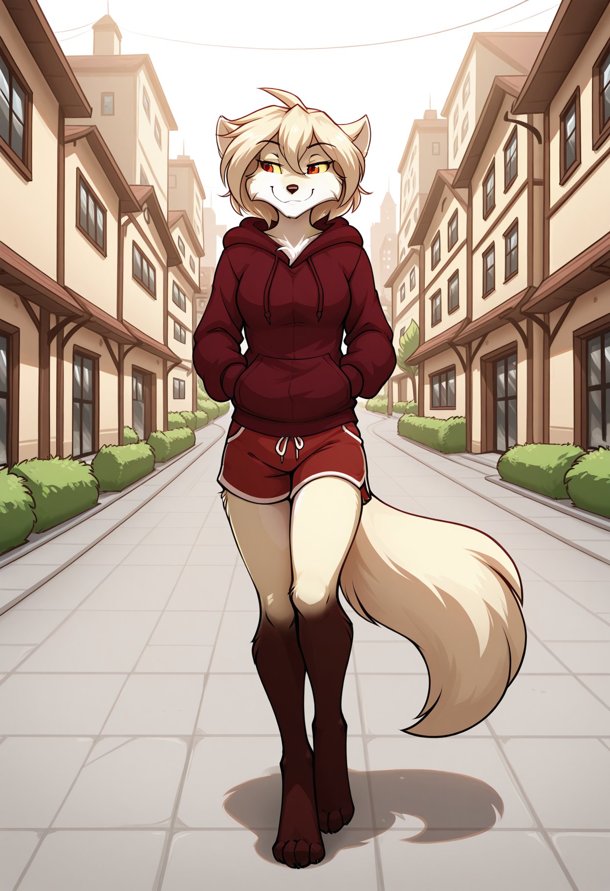 clovis_twokinds,  anthro fox,  furry anthro by ExileWolfGamez on Tensor.Art