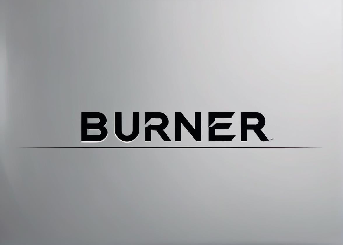 logo with (the text "burner":1.2), featuring 