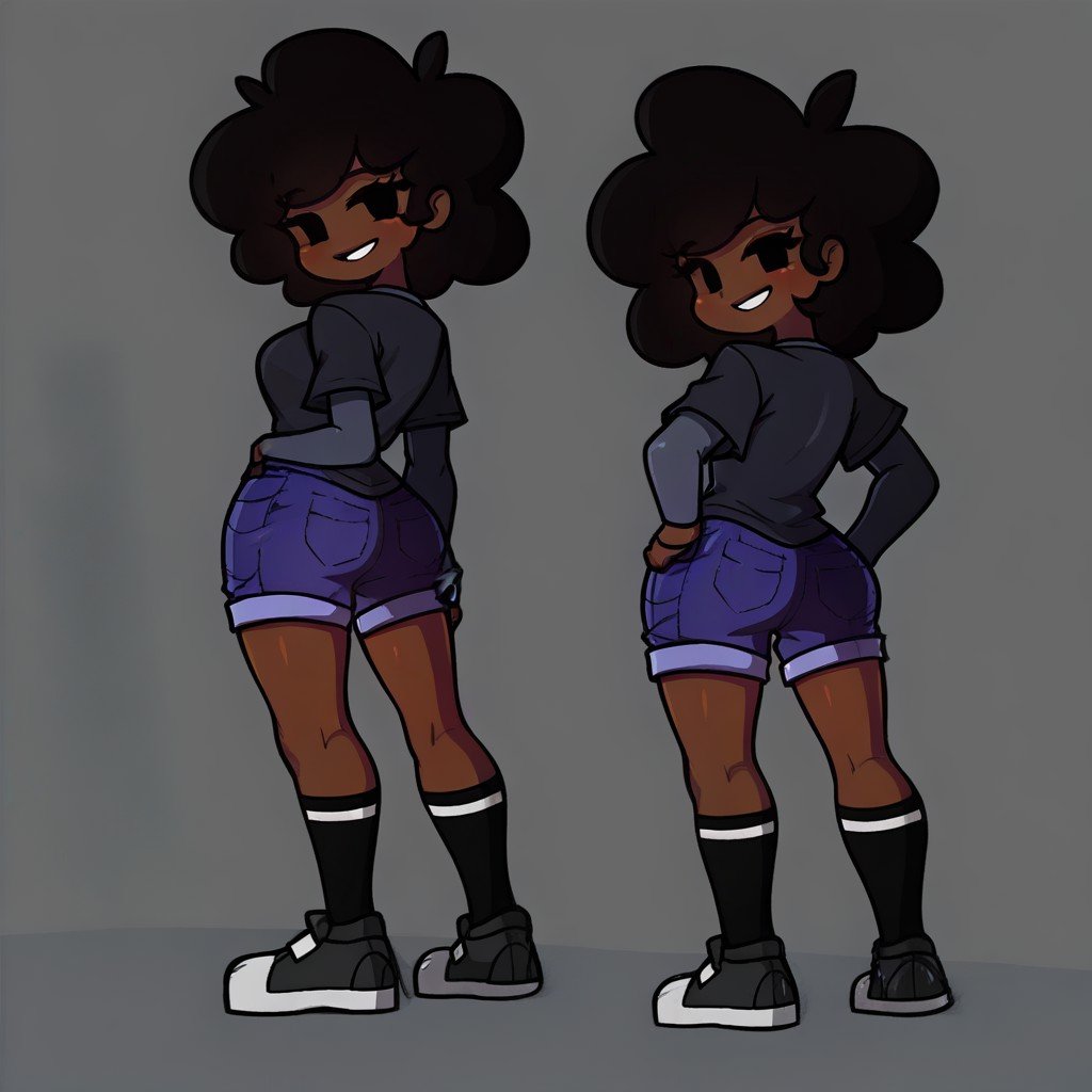 CarolFNF,  1girl,  dark skin by user_iori_rodri on Tensor.Art