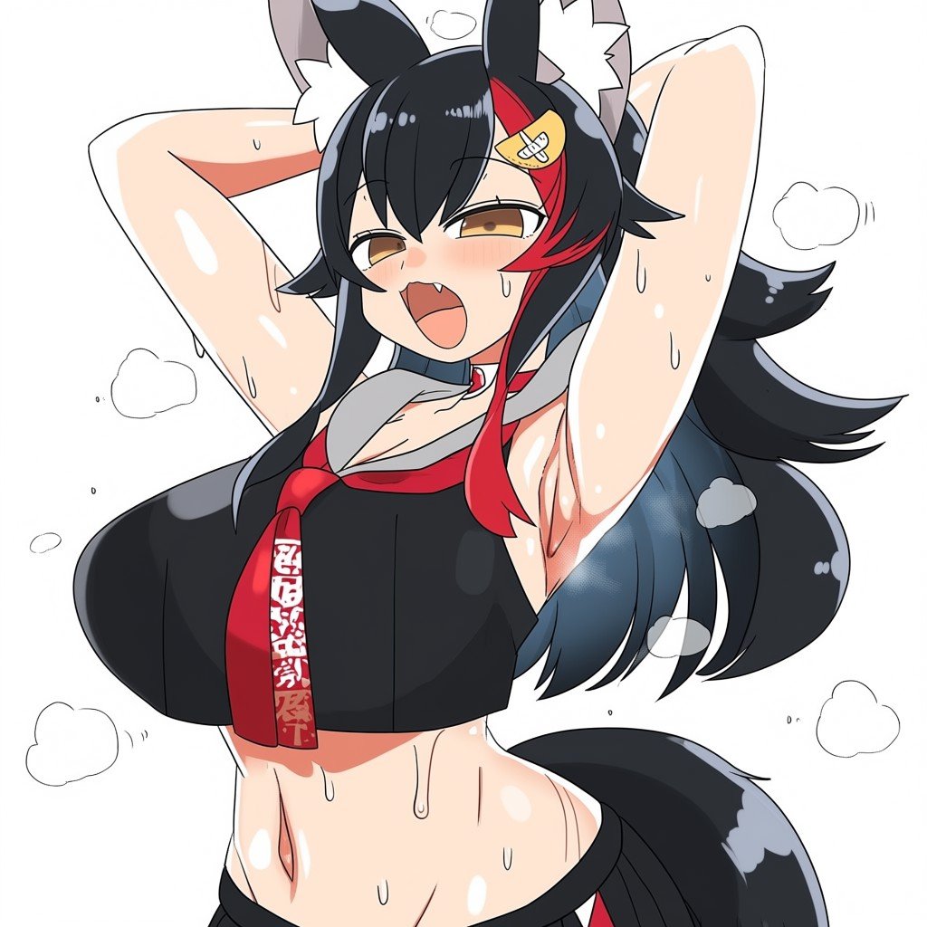 1girl,  breasts,  animal ears by user_874754251056777575 on Tensor.Art