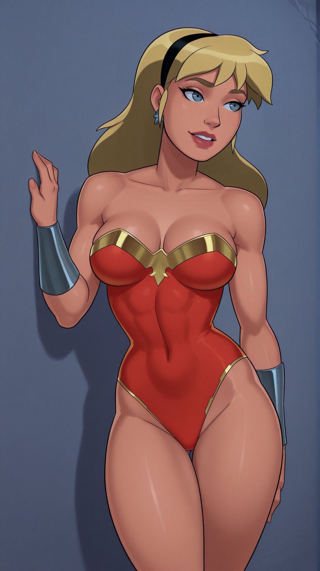 su_cassie,  blonde hair,  hairband by T3rryMcg1nn1s on Tensor.Art