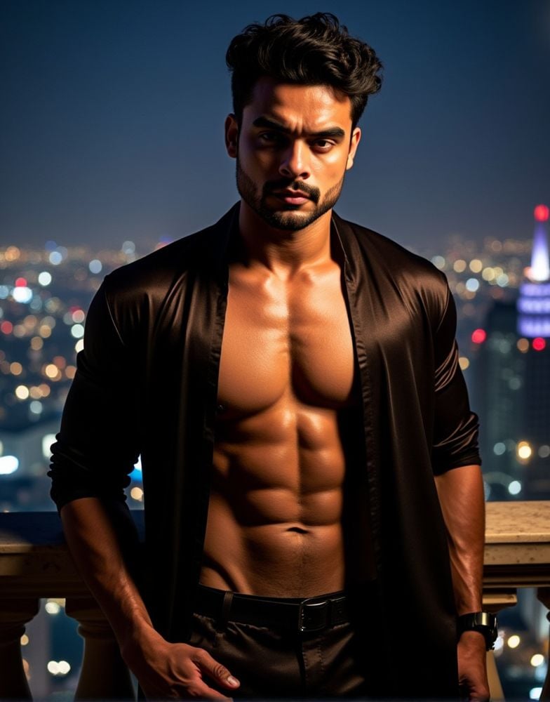 Dark Moody Atmosphere,  tovino thomas ,  direct eye contact by HottiesnHotties on Tensor.Art