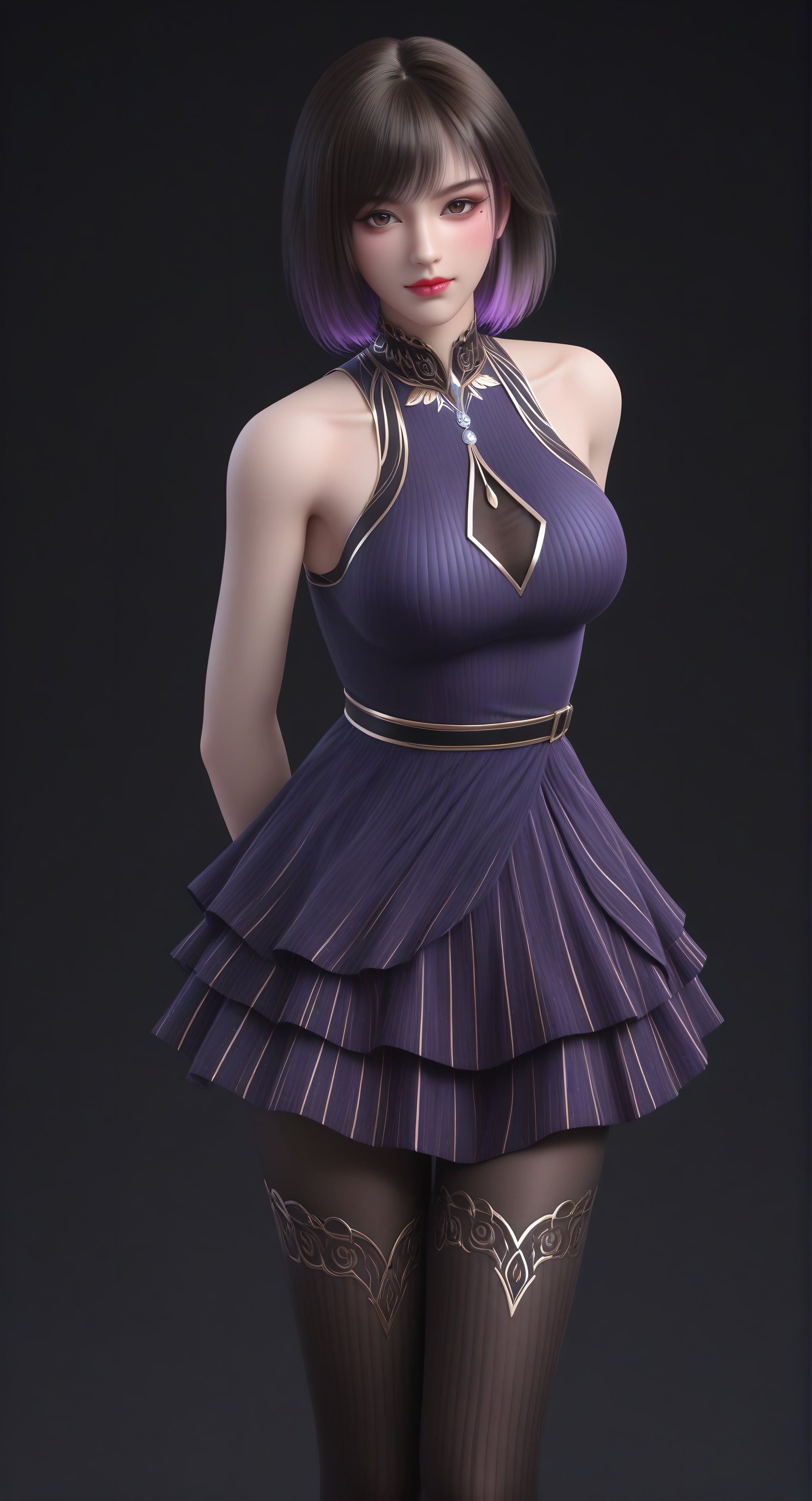looking at viewer,  front view,  collarbone by 誠 on Tensor.Art