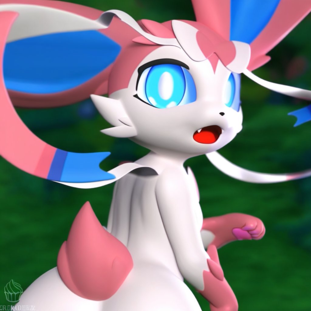 pokemon (creature),  solo,  blue eyes by Y V on Tensor.Art