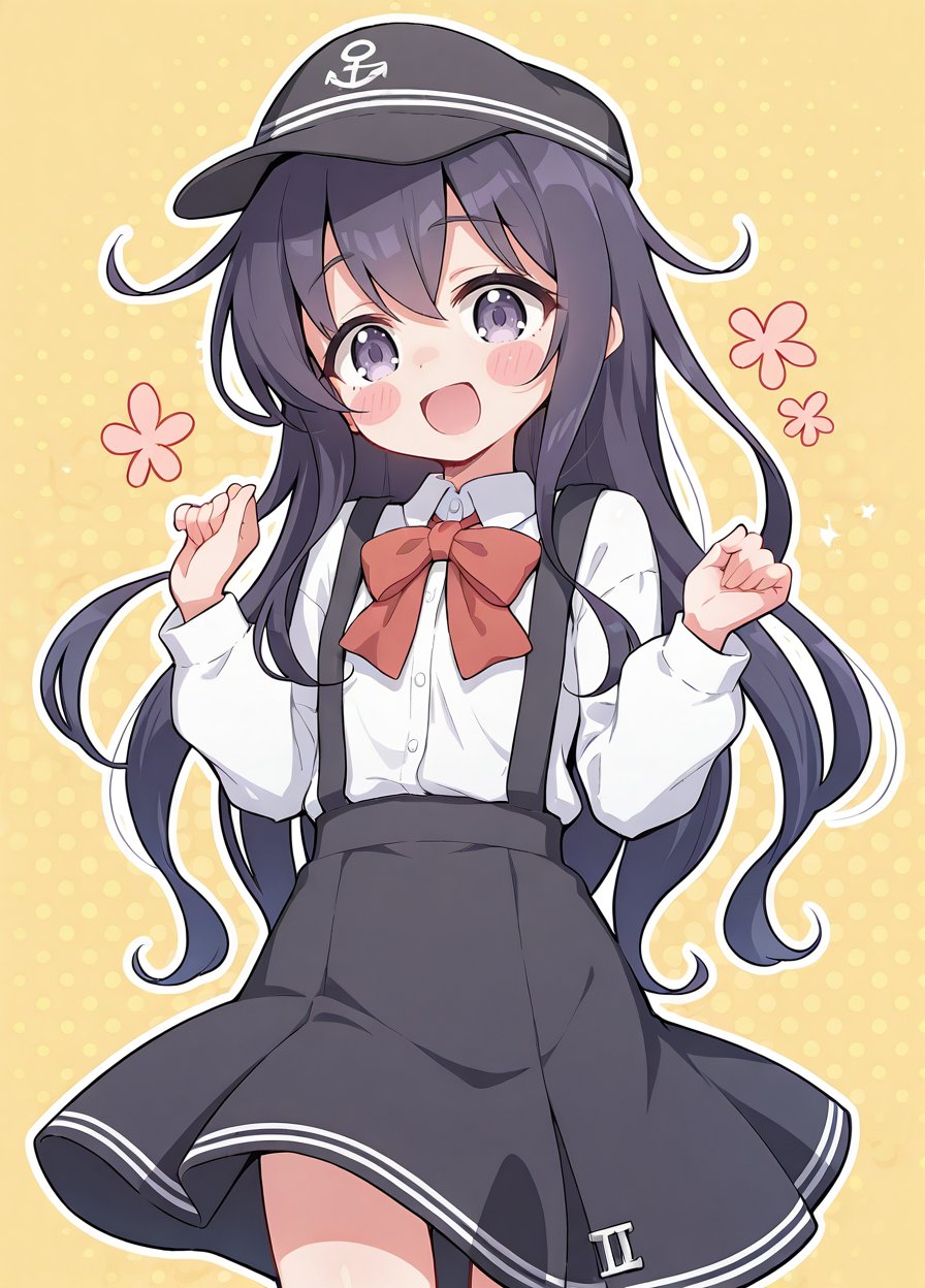 black hair,  wodae,  akatsuki \(kancolle\) by BigGuss  on Tensor.Art
