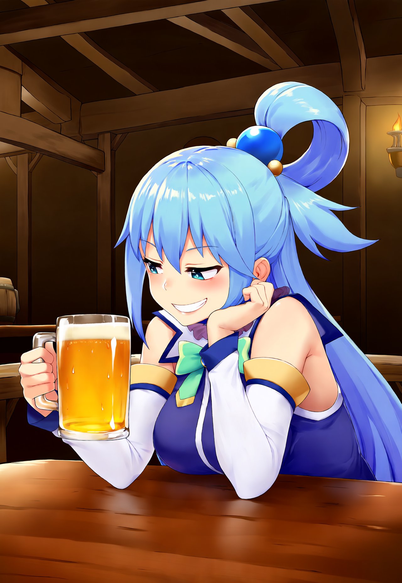 safe,  1girl,  aqua \(konosuba\) by Alt4Pai on Tensor.Art