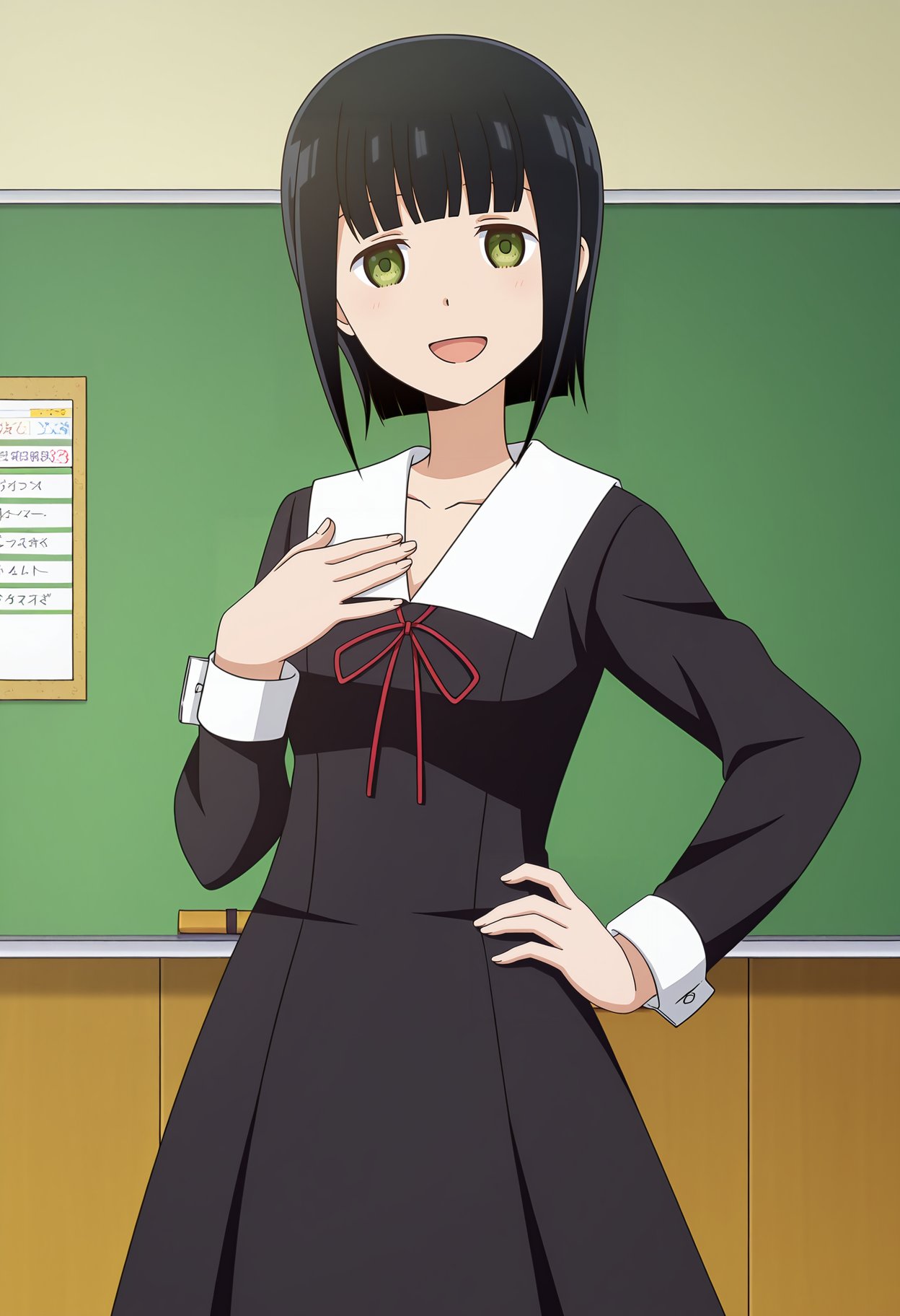 Makihara Kozue,  school uniform,  solo by wiehhg_37 on Tensor.Art