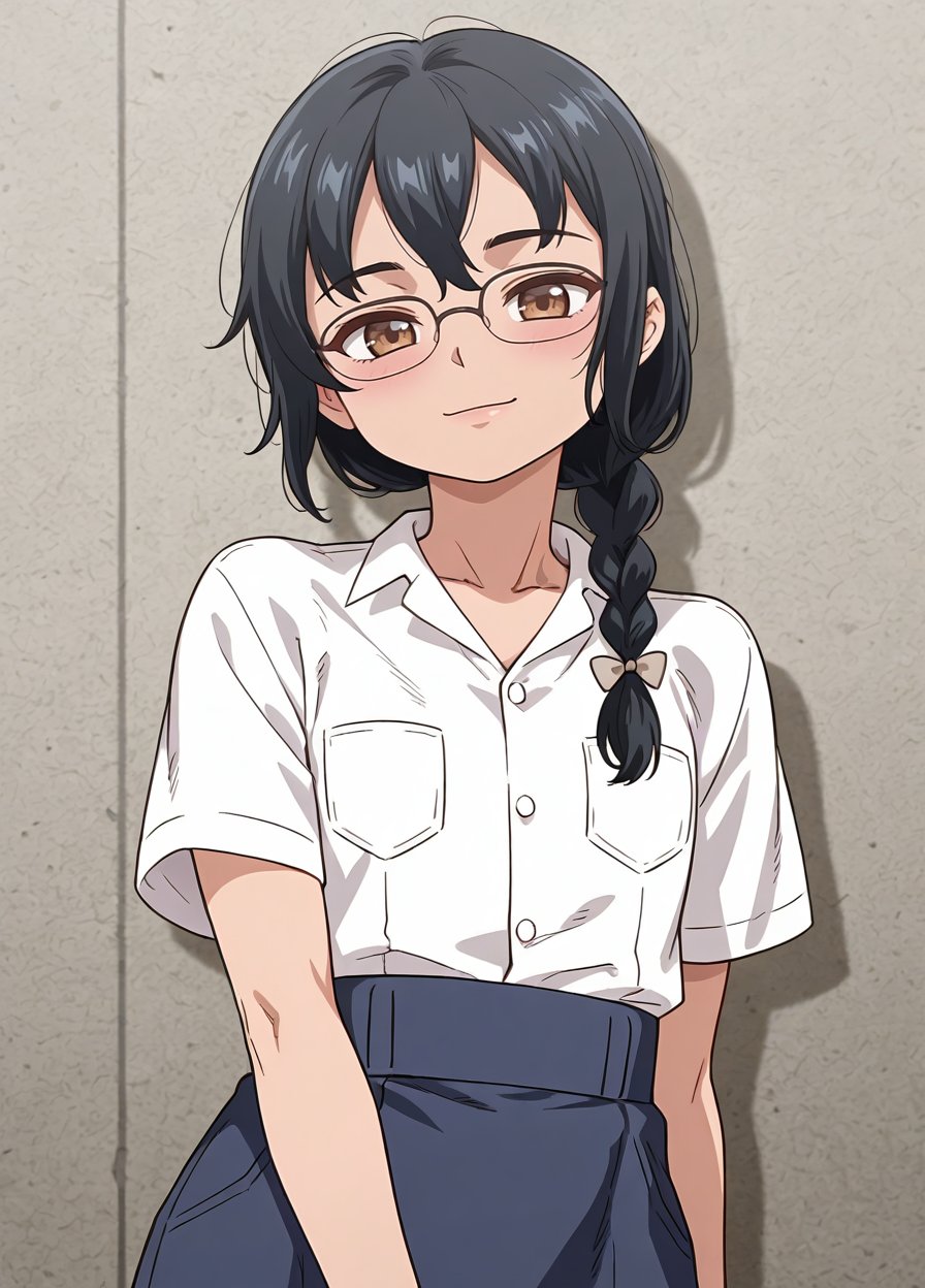 reiko,  glasses,  black hair by BigGuss  on Tensor.Art