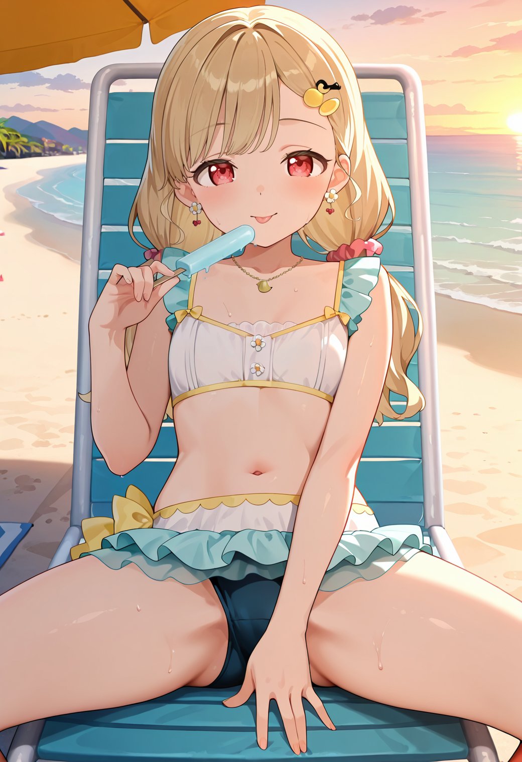 TotoSwimsuit2024,  long hair,  low twintails by user_864208480699948080 on Tensor.Art