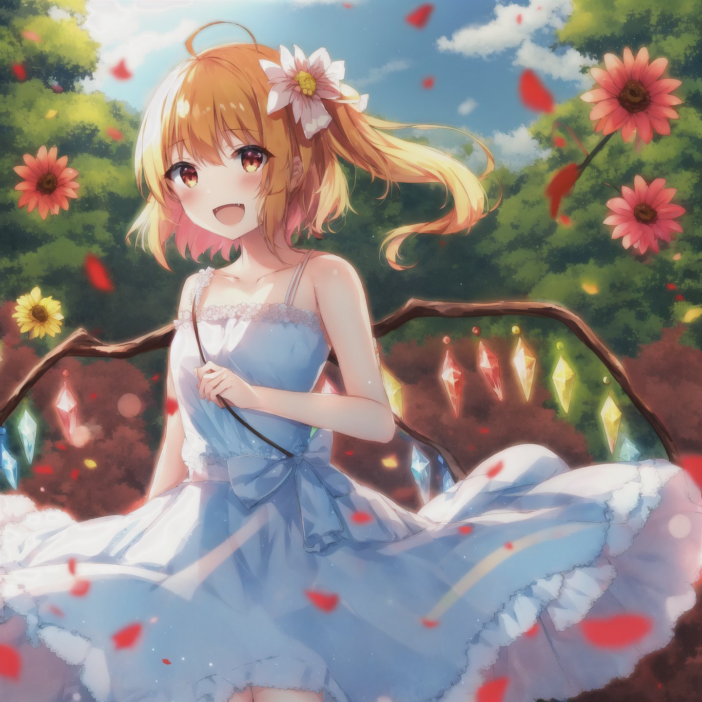 1girl,  solo,  flower by 超市里扫货 on Tensor.Art