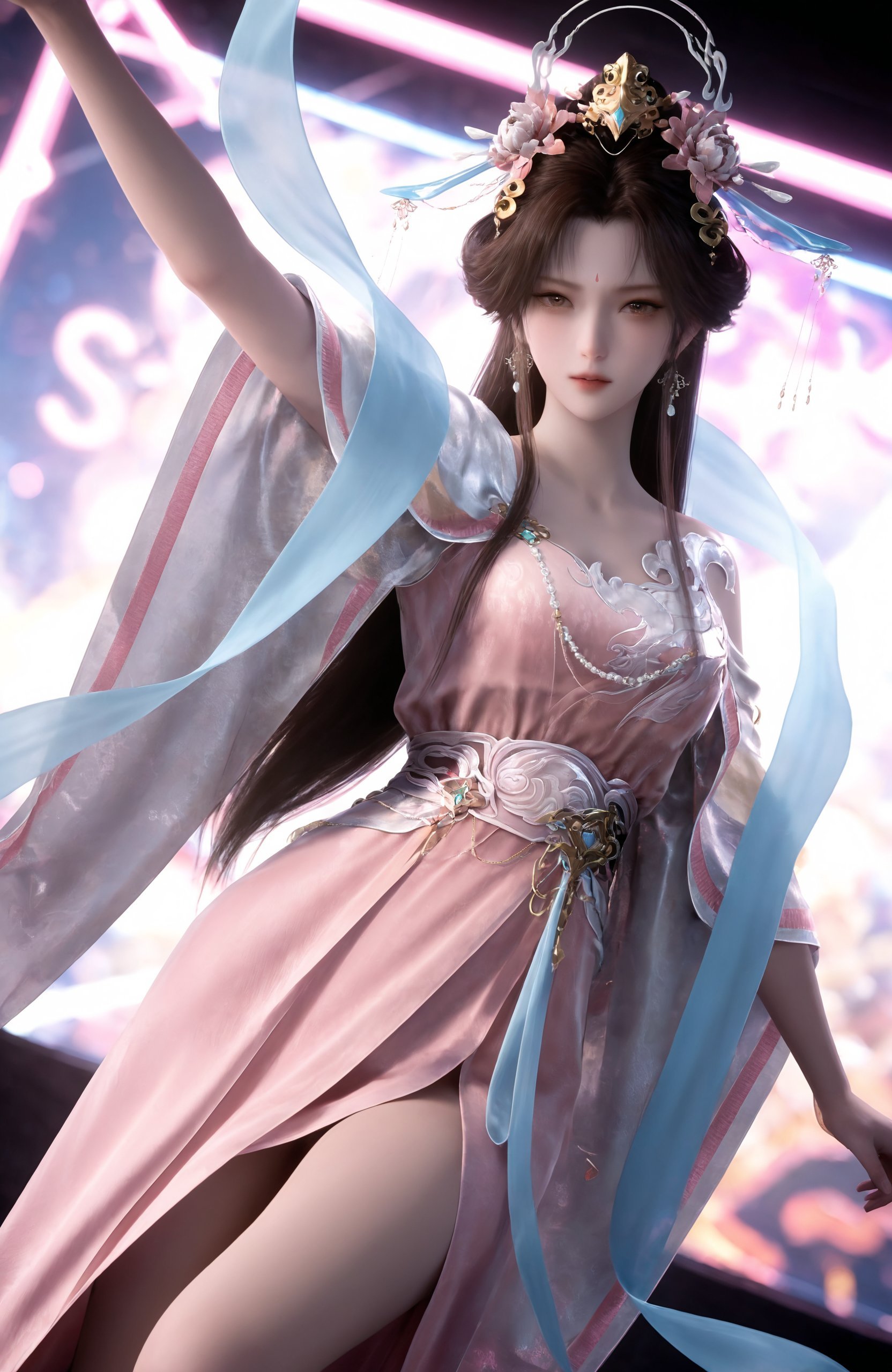 1girl,  long hair,  hair ornament by 天海TianHai on Tensor.Art