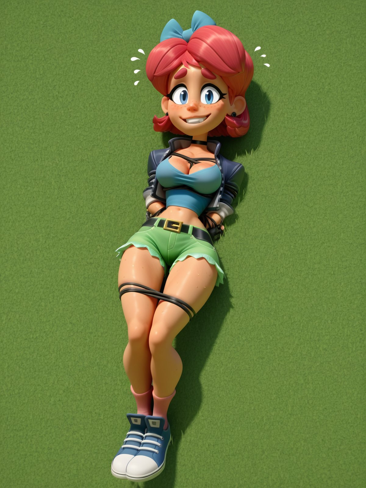 scarletyerk,  pink hair,  red hair by Zzyzzyxx on Tensor.Art