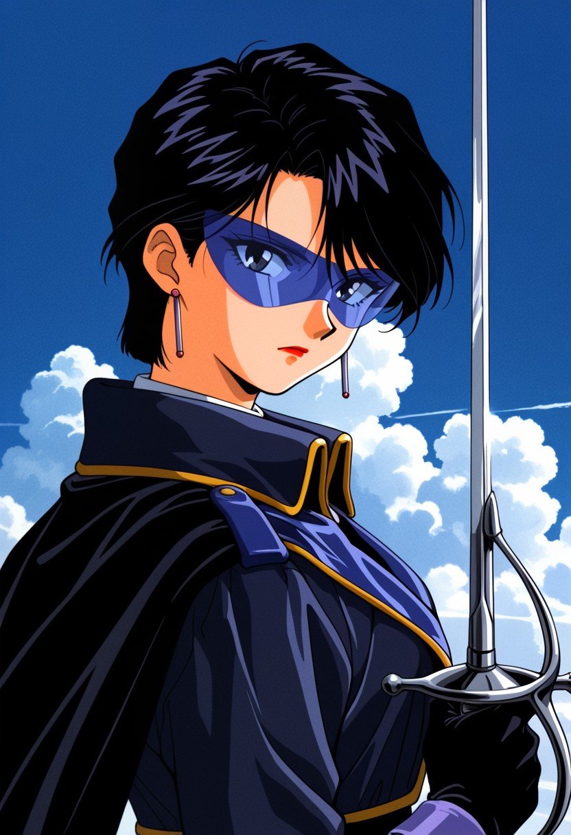 masterpiece,  best quality,  1990s anime style by user_822313880419111996 on Tensor.Art