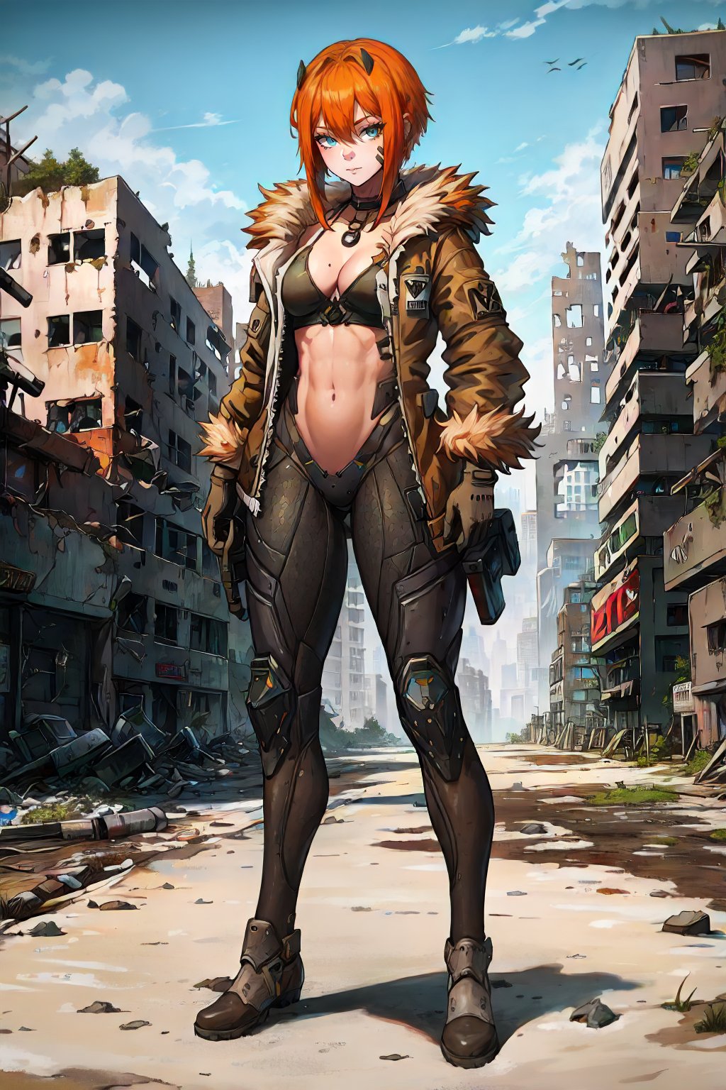maxwellmw:1.2,  orange hair,  short hair by Ttan on Tensor.Art