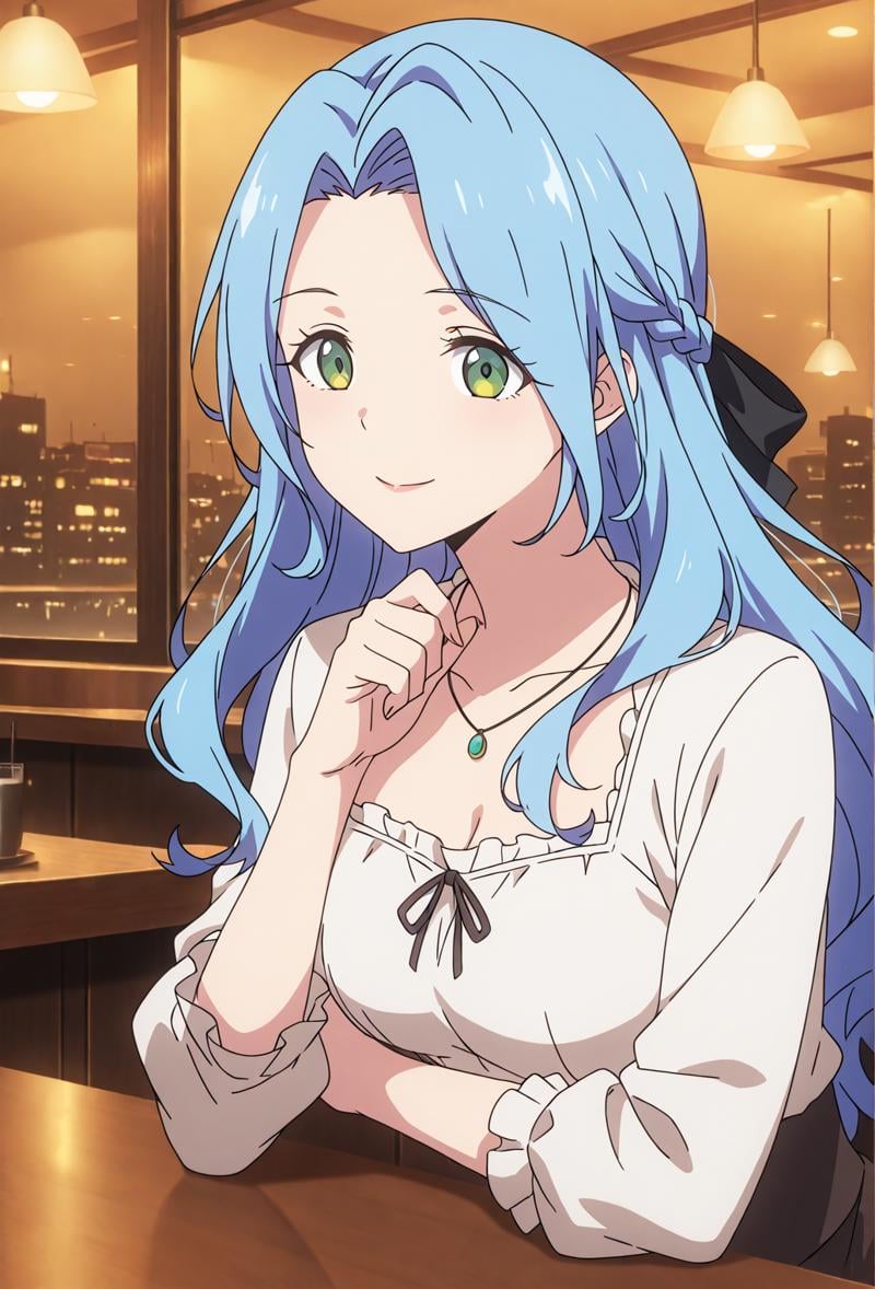 sysdeep_eileen,  blue hair,  long hair by Ttan on Tensor.Art