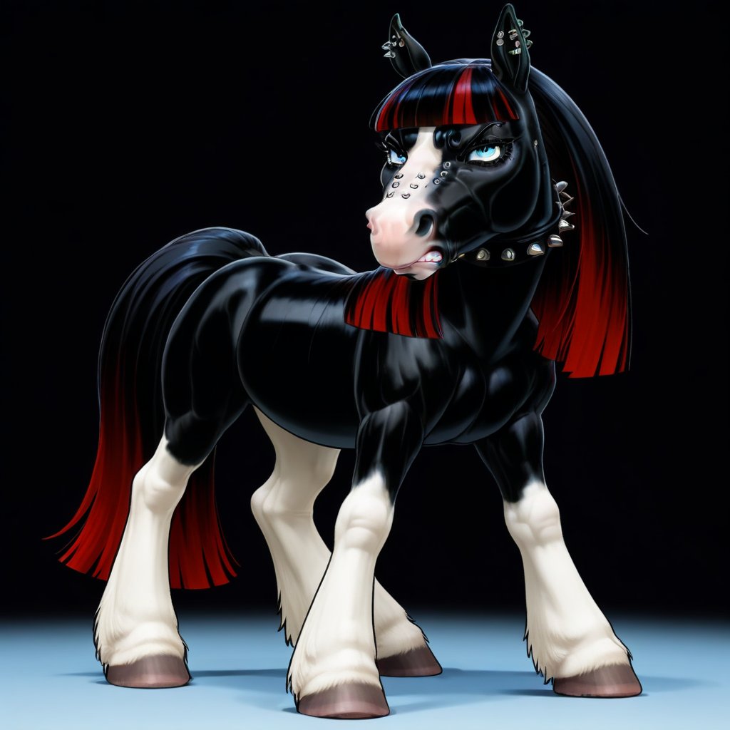 jet,  1horse,  female feral by italianjohnny on Tensor.Art