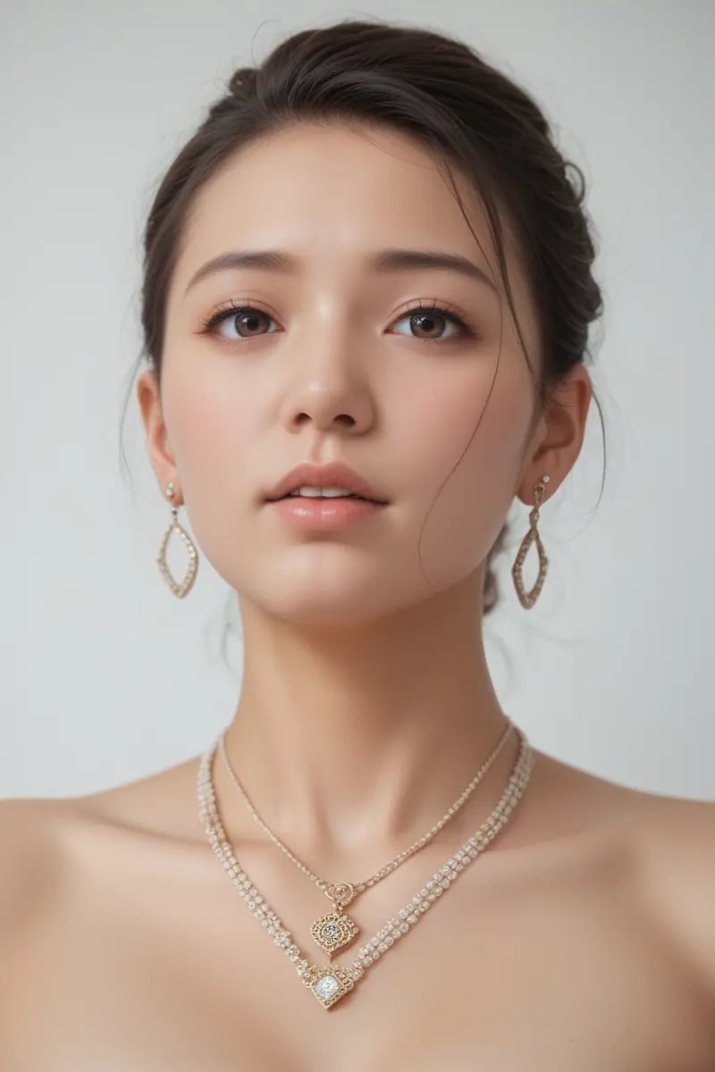 score_9, score_8_up, score_7_up,beautiful woman, 20 years old, japanese, Detailed Skin Textures and detailed skin pores ,(Detailed glans) and beautiful mouth and face, earrings, necklace,