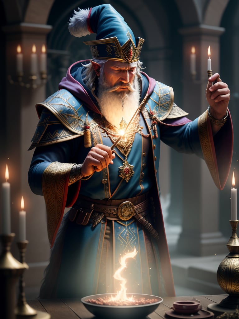 warlord wizard casting a spell, amazing, unique, 16k, hdr, cgi, vfx, insanely detailed, ultra sharp, focus, unreal 5, octane render, intricate, masterpiece, ultra realistic