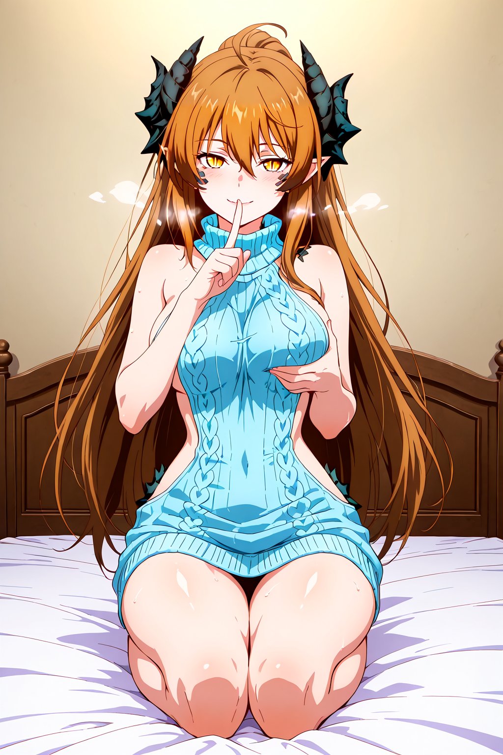 front view,  sitting,  legs together by Min on Tensor.Art
