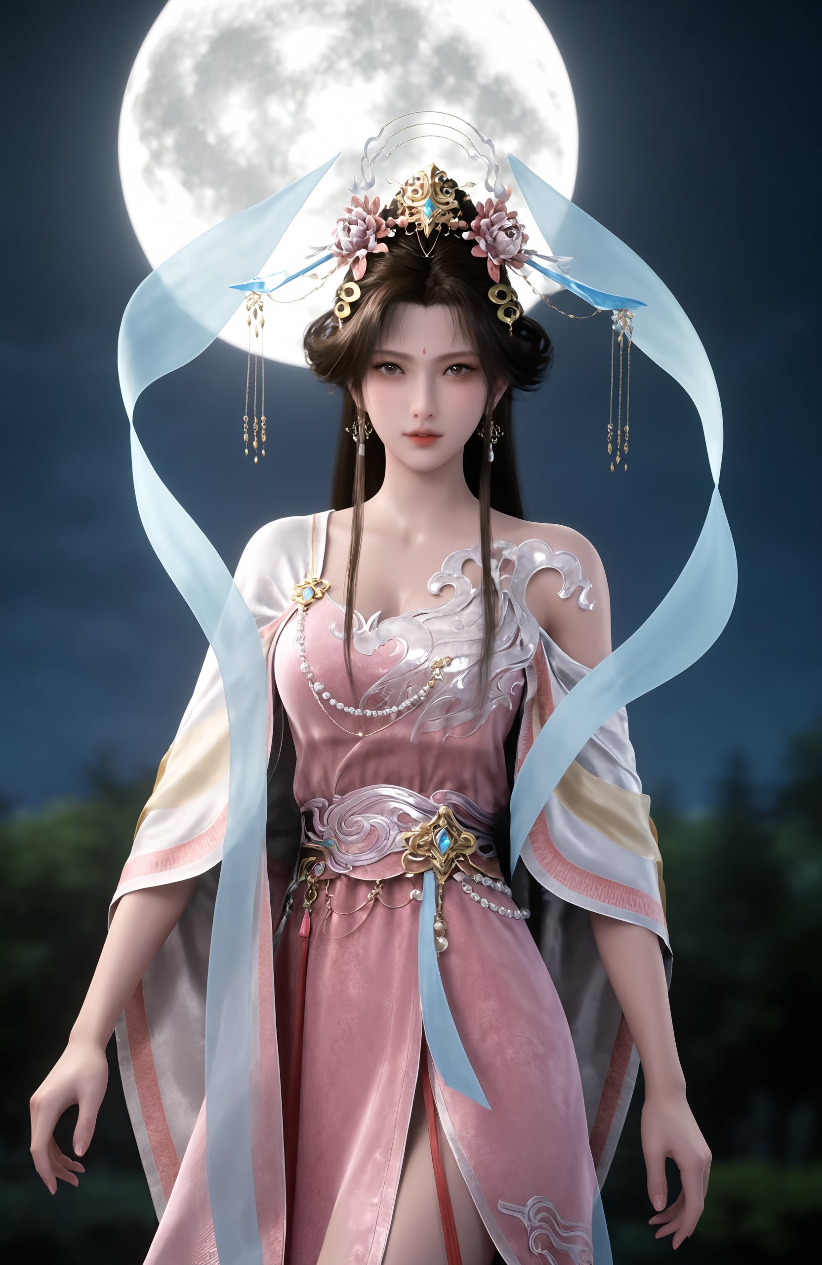 1girl,  long hair,  hair ornament by 漫 on Tensor.Art