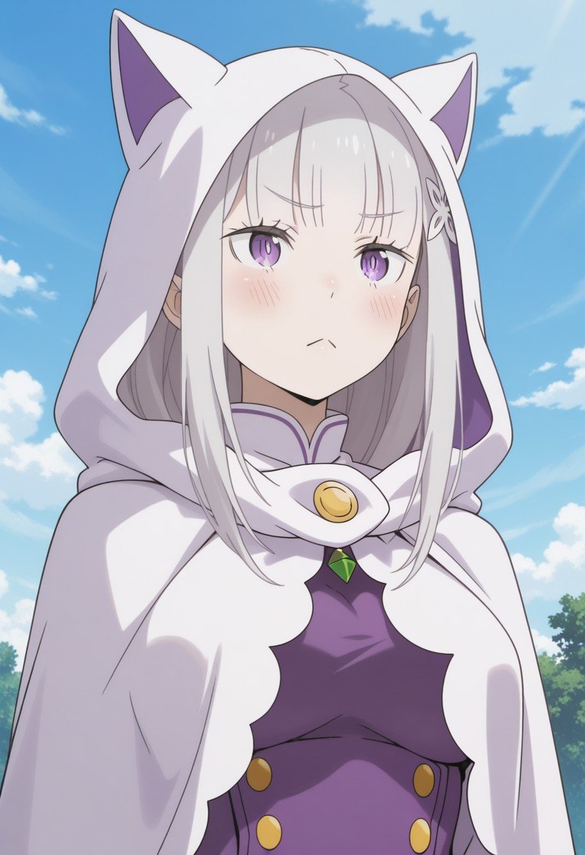 masterpiece,  best quality,  emilia (re:zero) by Ttan on Tensor.Art
