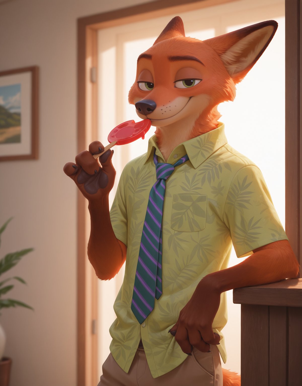 nick wilde,  1boy,  solo by LingRedCloud 凌·赤云 on Tensor.Art