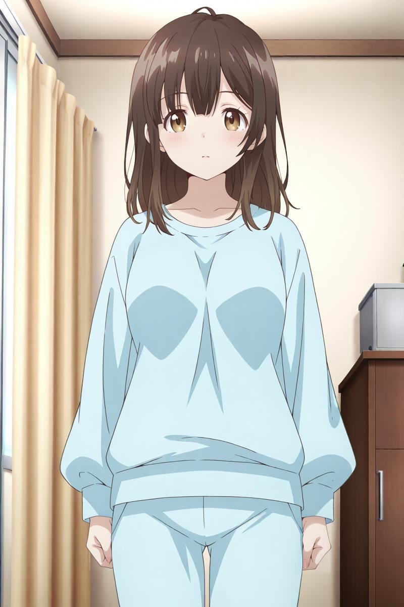 anime screenshot,  hige wo soru. soshite joshikousei wo hirou,  ogiwara sayu by Ttan on Tensor.Art