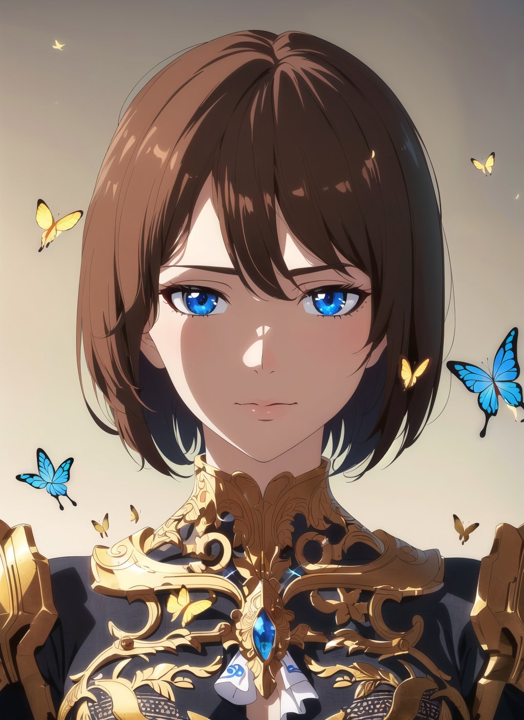 8k portrait of beautiful cyborg with brown hair,  intricate,  elegant by Ai.user on Tensor.Art