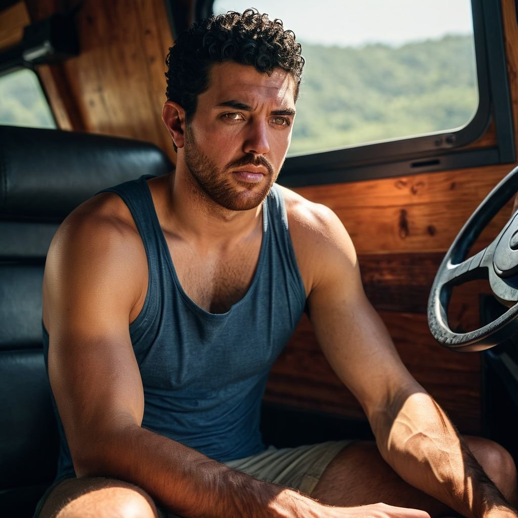 low camera shot,  Steven Krueger a man ,  rugged by HottiesnHotties on Tensor.Art