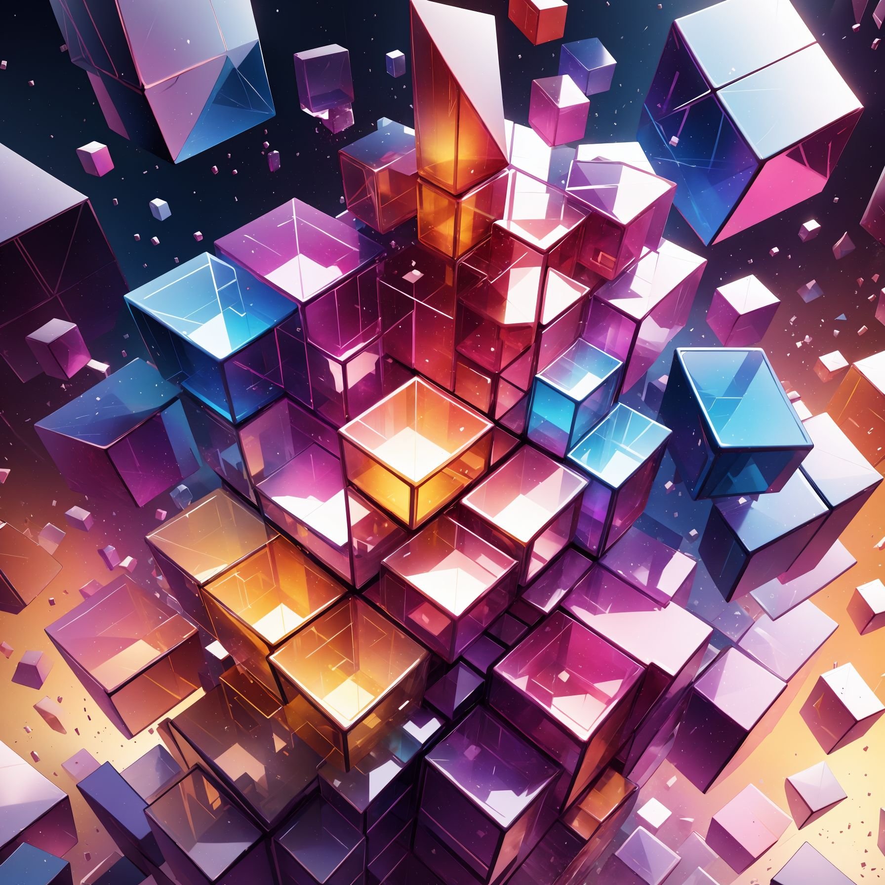 Fantasy Cube by 纳兰芸诗是阿芙蕾娅 on Tensor.Art