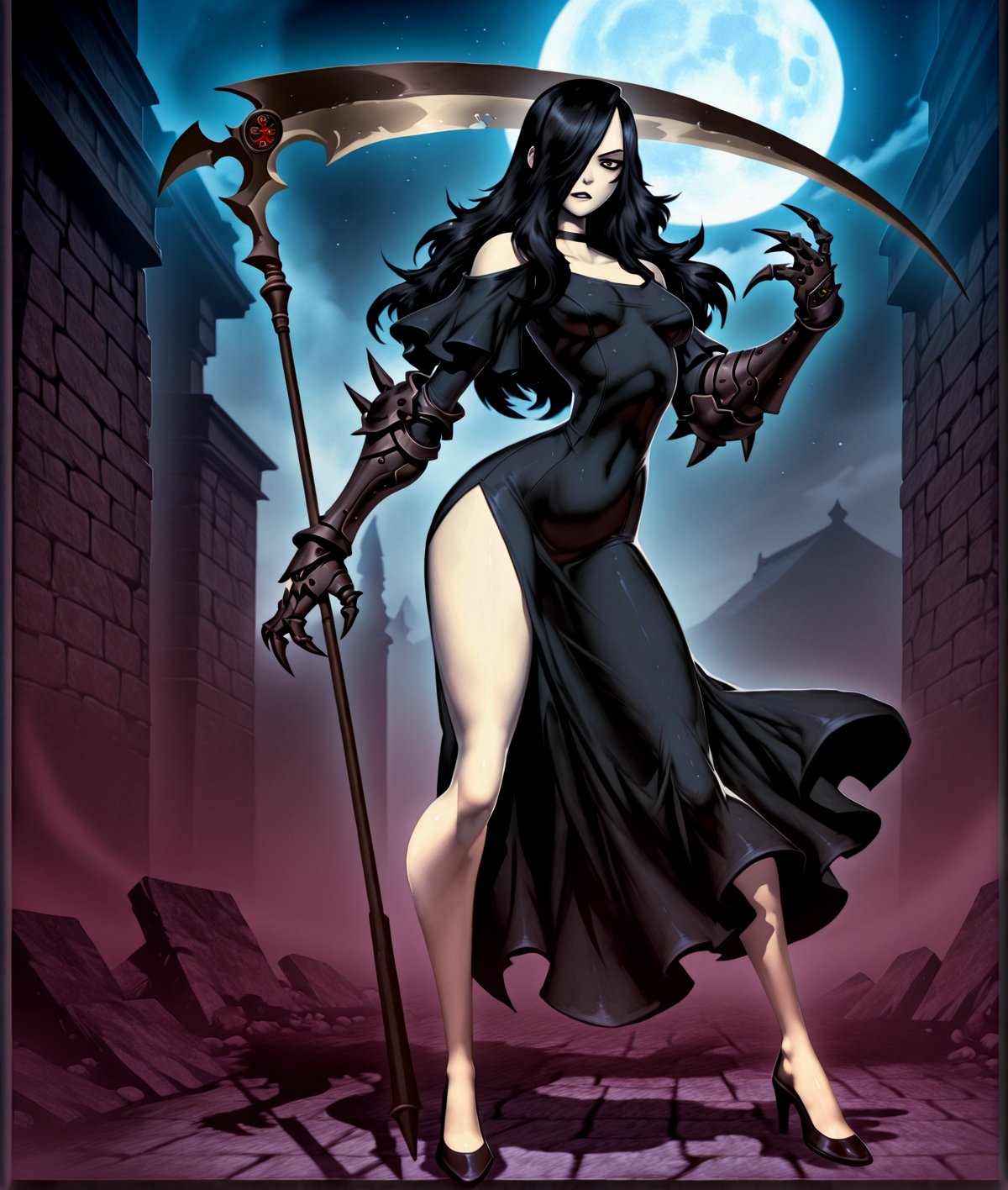 Genzoman_Early_Style,  1girl,  black hair by HaZE on Tensor.Art