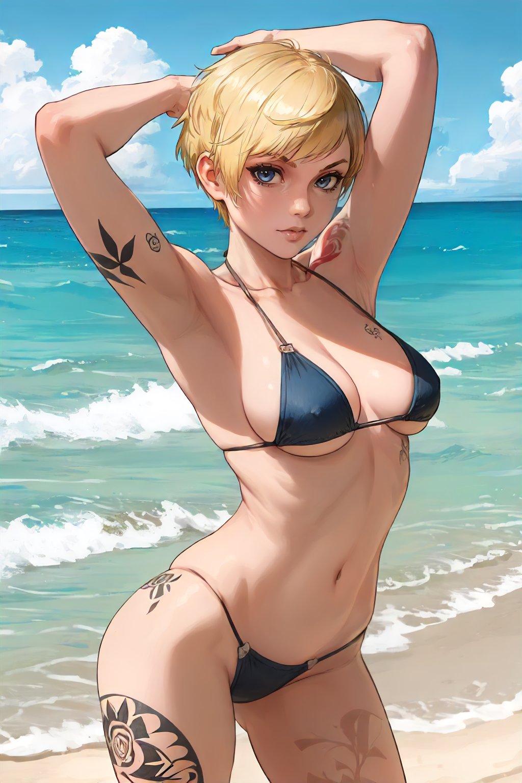 witves,  solo,  pixie-cut by Ttan on Tensor.Art