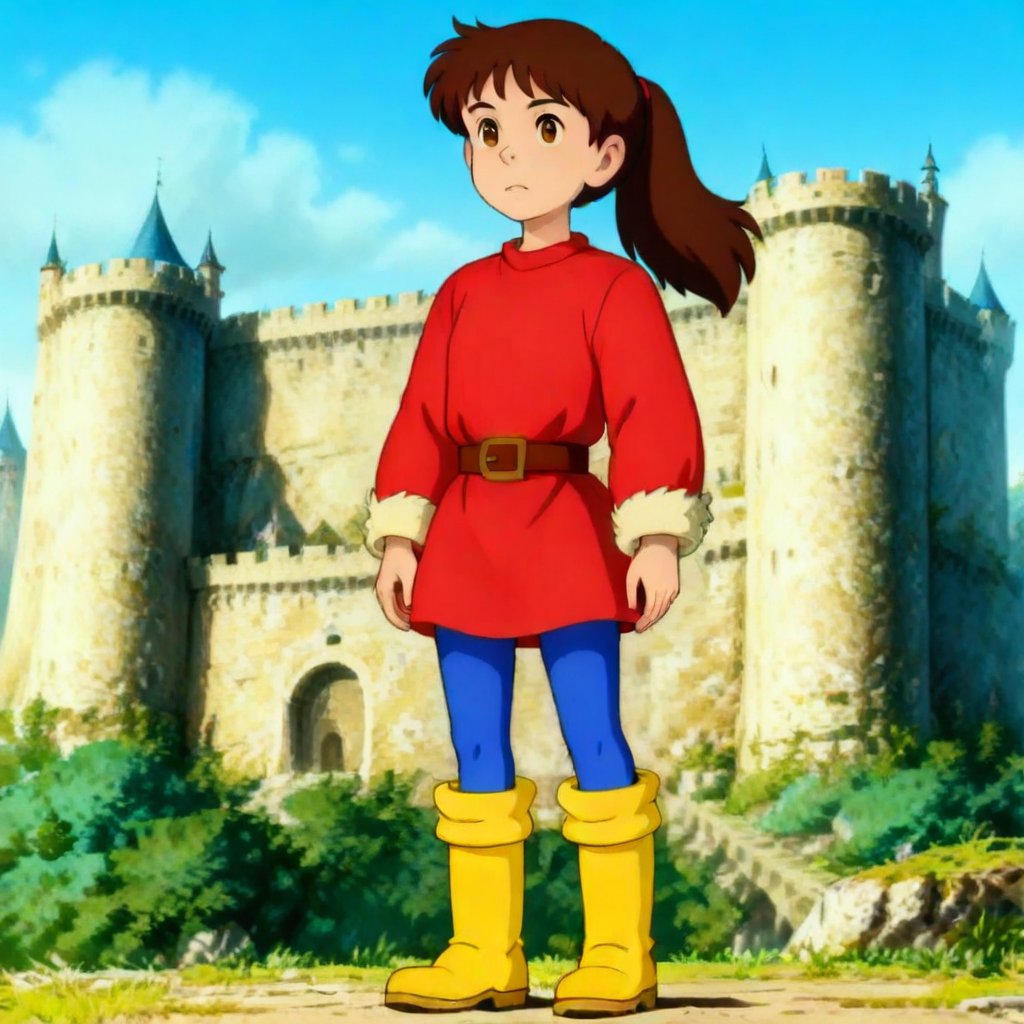yellow footweat,  standing,  full body by YoelMaja on Tensor.Art