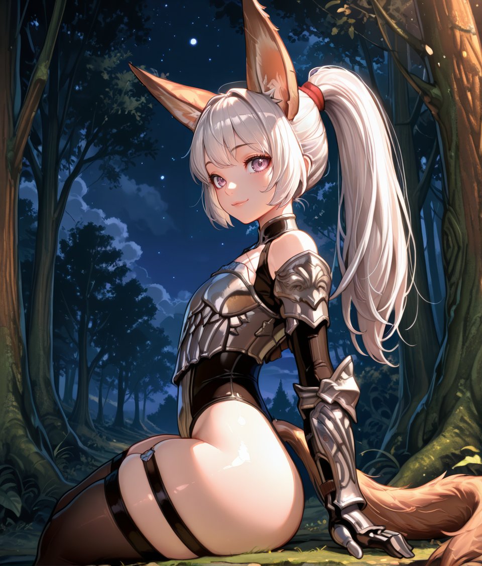 elntrxl,  ponytail,  long hair by 0yg_tryck on Tensor.Art