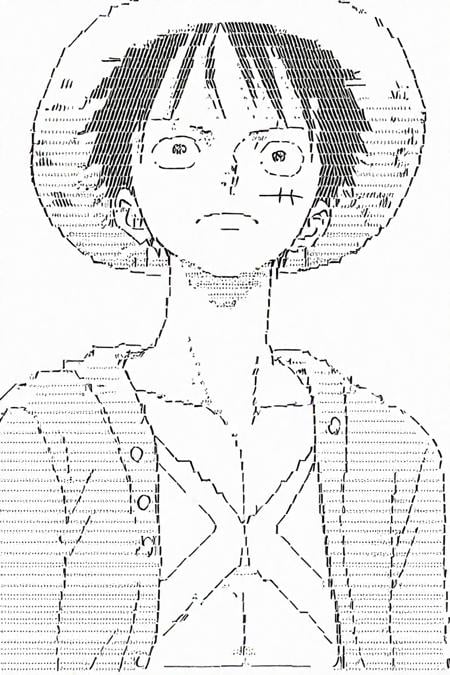 Luffy,  jacket,  scar on chest by user_680967095118289292 on Tensor.Art