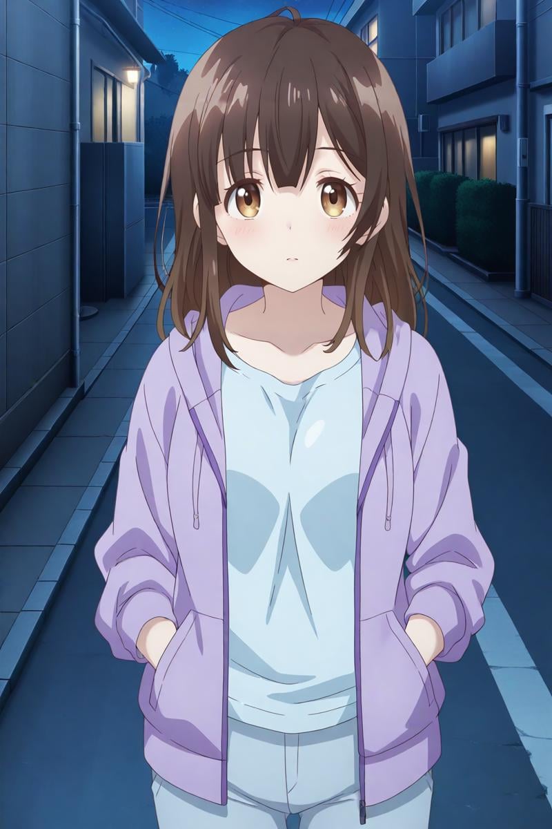 anime screenshot,  hige wo soru. soshite joshikousei wo hirou,  ogiwara sayu by Ttan on Tensor.Art
