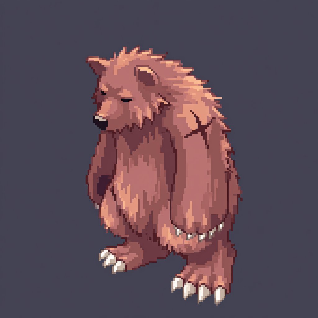 ragnarok_online_monster,  pixelart,  pale blue background by Alex on Tensor.Art