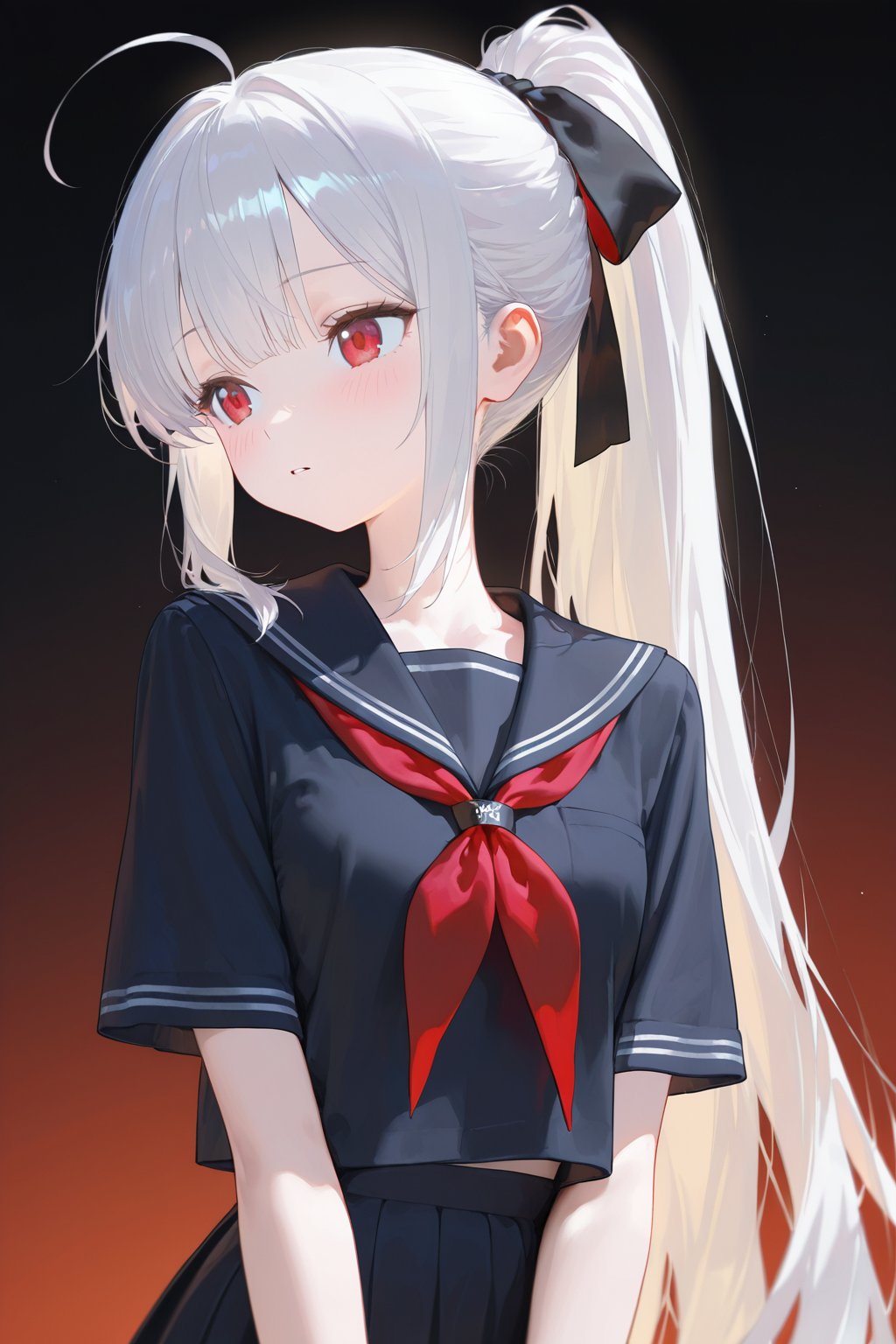 1girl,  solo,  red eyes by Light01 on Tensor.Art