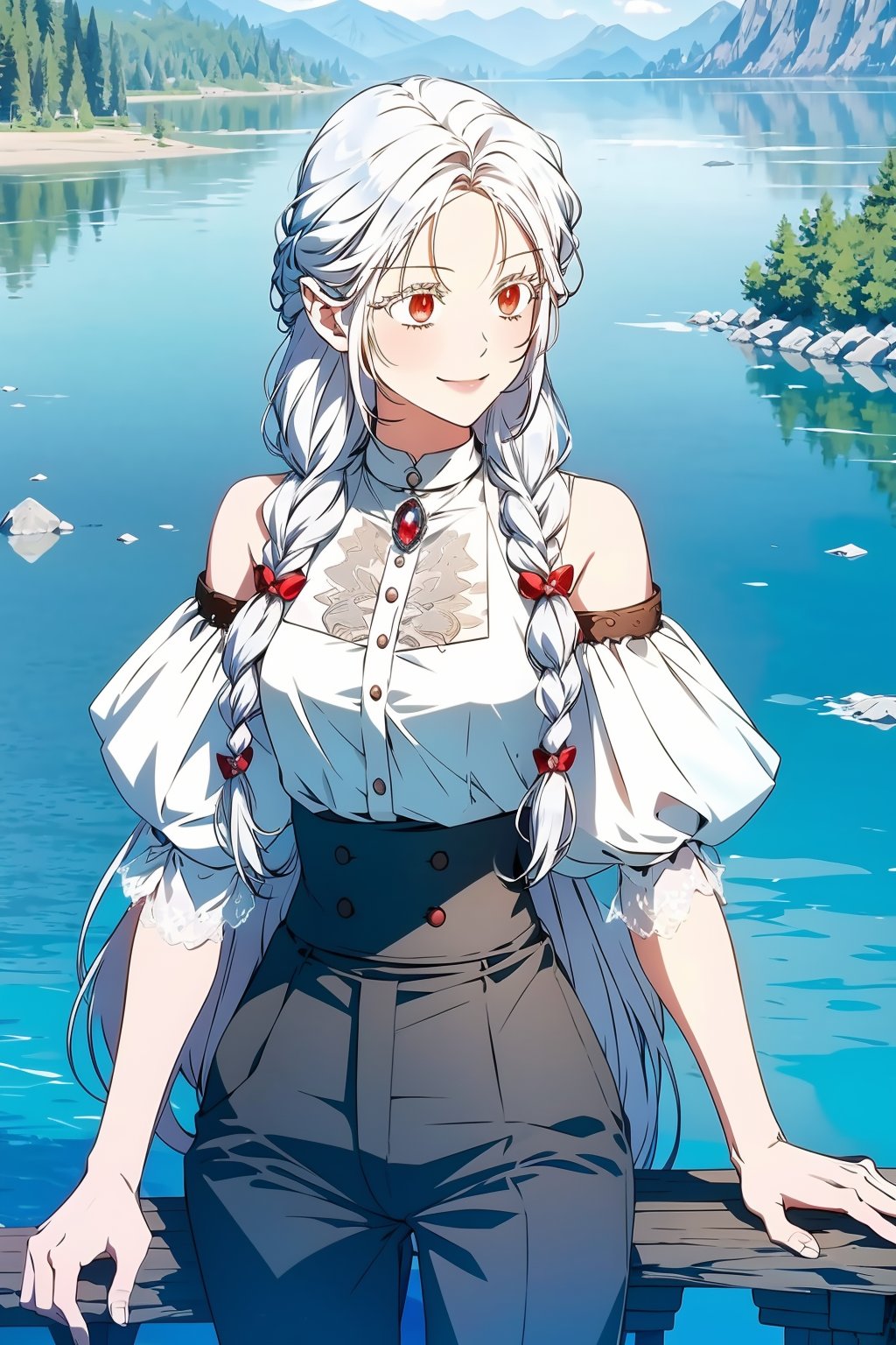 1girl,  solo,  red eyes by Ttan on Tensor.Art
