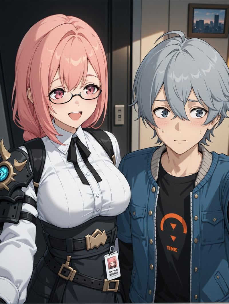 1girl,  1boy,  selfie by Ttan on Tensor.Art