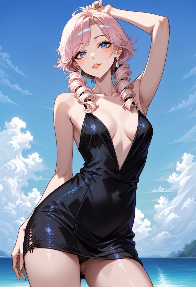 1girl,  from behind,  looking back by miaomiao on Tensor.Art