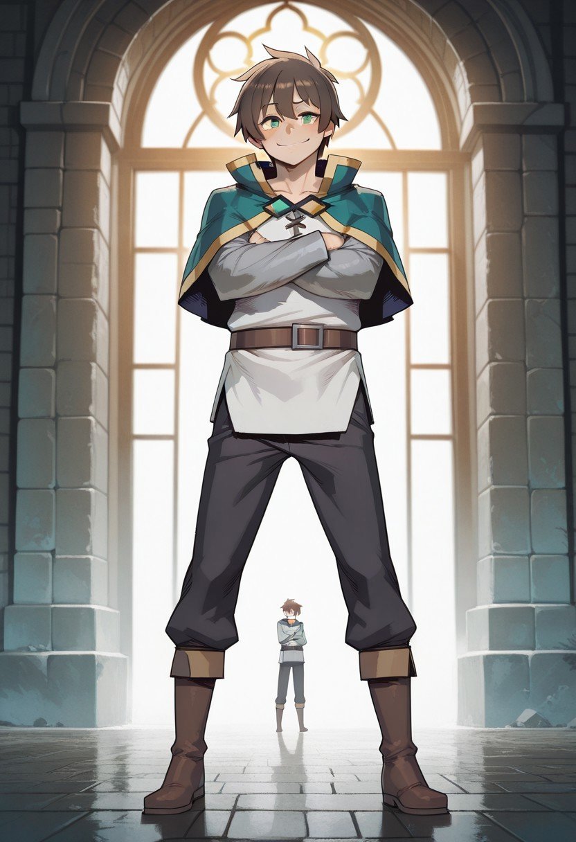 TillianAI Artstyle,  (((1man))),  crossed arms by Min on Tensor.Art