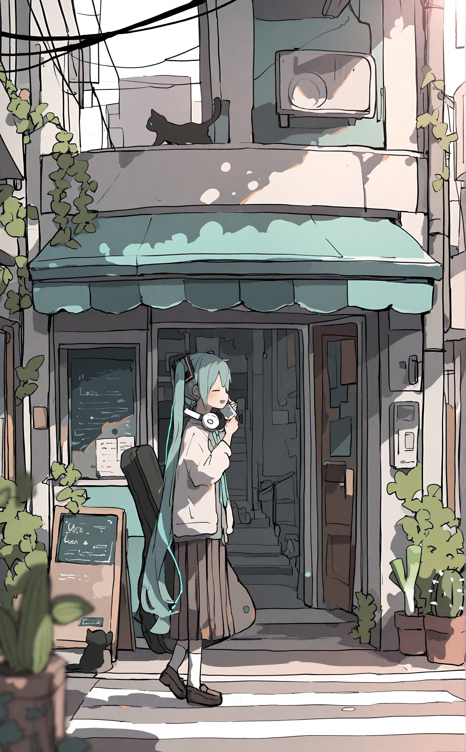 fengbian,  1girl,  hatsune miku by Nano on Tensor.Art
